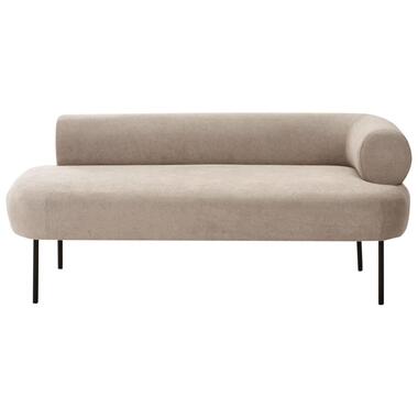 Chaise longue côté droit MIRMANDE Tissu Taupe product