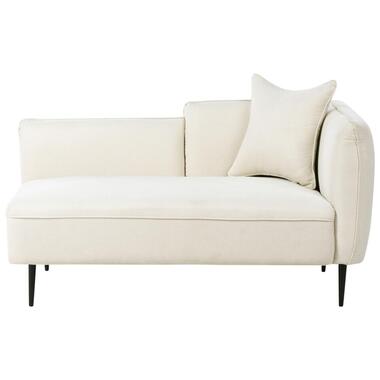 CHEVANNES - Chaise longue - Off-white - Rechtszijdig - Stof product