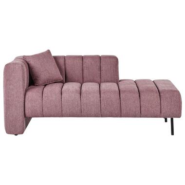 Chaise longue côté gauche LANNILS Tissu Rose product