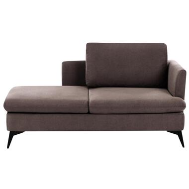 Chaise longue côté droit SIEVOZ Tissu Marron product