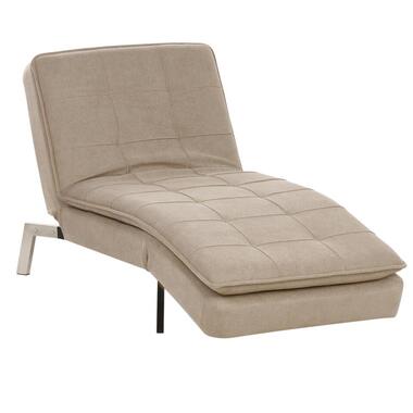 LOIRET - Chaise longue - Beige - Symmetrisch - Polyester product
