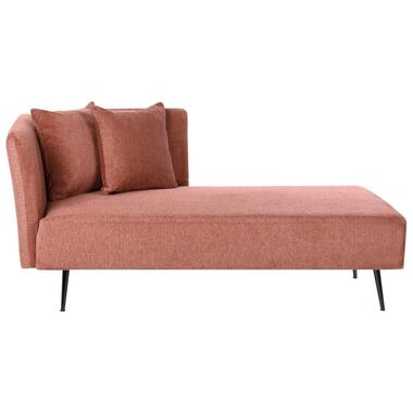 Chaise longue côté droit RIOM Tissu Rouge product