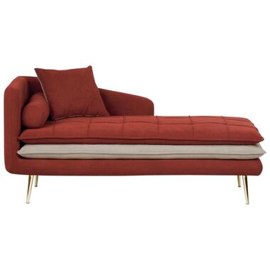 GONESSE - Chaise longue - Rood - Polyester product