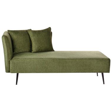Chaise longue côté gauche RIOM Tissu Vert product