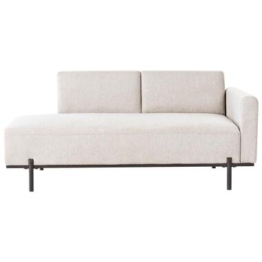 SAVASSE - Chaise longue - Lichtbeige - Kunstlinnen product