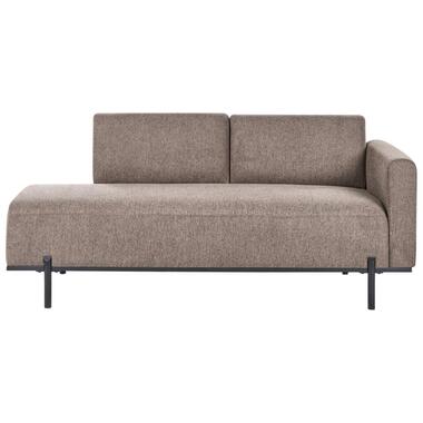 Chaise longue SAVASSE Lin synthétique Marron clair product