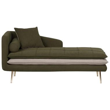 GONESSE - Chaise longue - Groen - Polyester product