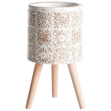 KARISTOS - Bloempot - Gebroken wit - 55 cm - MgO product