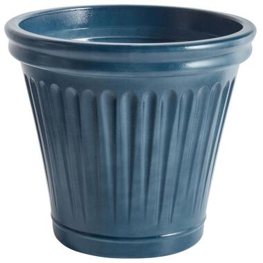 MAIZE - Bloempot - Blauw - 43 cm - Steenmengsel product