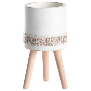 SKIATOS - Bloempot - Gebroken wit - 43 cm - MgO product