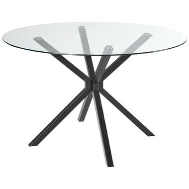 Table de repas MESTON Noir 120 cm 120 cm Verre de sécurité product