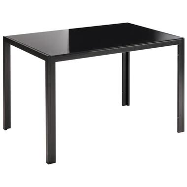 Table de repas LAVOS Noir 80 cm 120 cm Verre de sécurité product