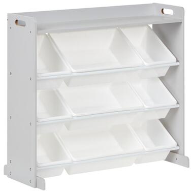 Étagère avec 9 bacs de rangement COLLIE 78 cm Gris product