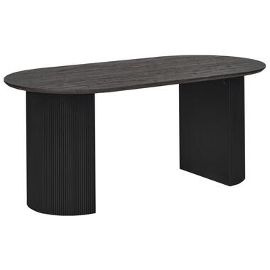 SAVORY - Eettafel - Zwart - 180 x 90 cm - MDF product