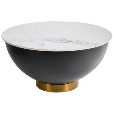 Table basse NADINE Céramique Noir avec rangement product