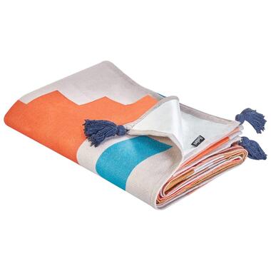 KAMBAR - Picknickkleed - Meerkleurig - 200 x 200 cm - Polyester product