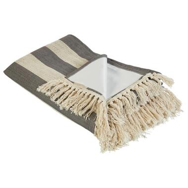 MOUZA - Picknickkleed - Beige/Grijs - 200 x 200 cm - Katoen product