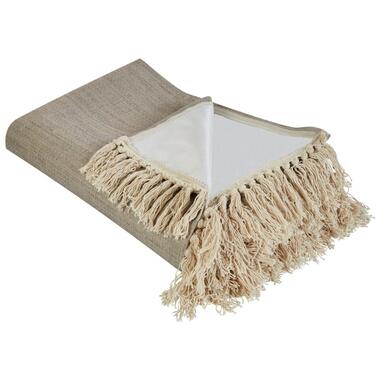 DHANDI - Picknickkleed - Taupe - 200 x 200 cm - Polyester product