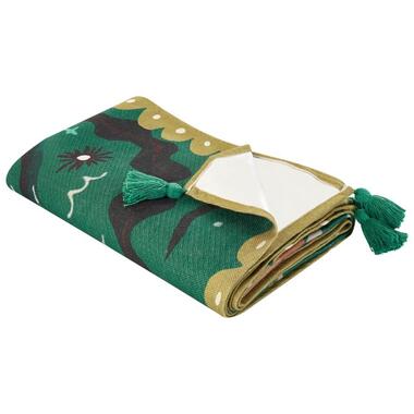 TUZIANI - Picknickkleed - Groen - 200 x 200 cm - Polyester product