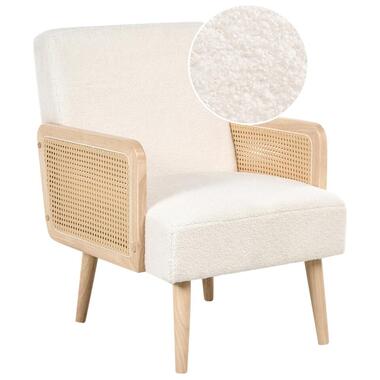 Fauteuil HOJBY Bouclé Blanc cassé product