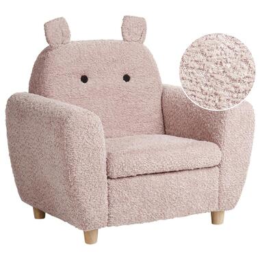 MARIBO - Kinderfauteuil - Pastelroze - Bouclé product