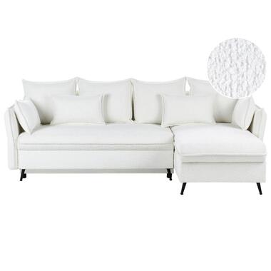 VILLIE - Hoekslaapbank - Off-white - Linkszijdig - Bouclé product