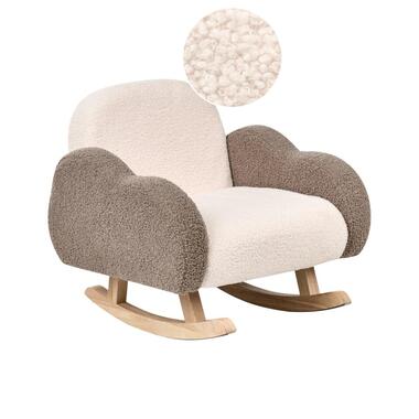 SKARE - Schommelstoel voor kinderen - Beige - Bouclé product