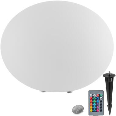 tectake Lampe boule LUMINOUS EYE avec ampoule LED et télécommande, Blanc product