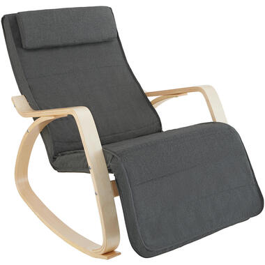 tectake Schommelstoel Onda, Donkergrijs product