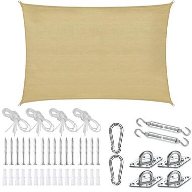 tectake Voile d’ombrage SUNNY, Sable product