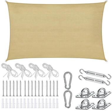 tectake Voile d’ombrage SUNNY, Sable product