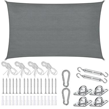 tectake Voile d’ombrage SUNNY, Gris product