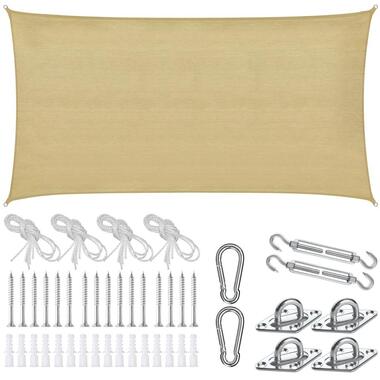 tectake Voile d’ombrage SUNNY, Sable product