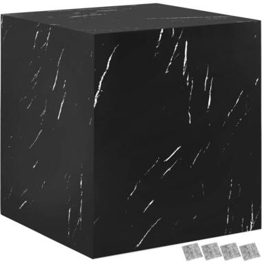tectake Salontafel Lasley, draagkracht 45 kg, Marmerlook Zwart product
