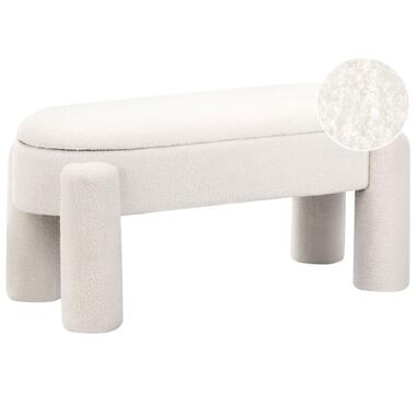 Banc de rangement OAKLEY Bouclé Blanc cassé product