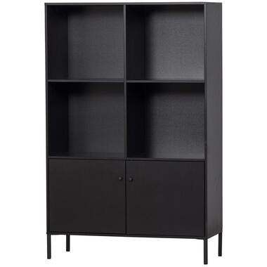 Armoire - Pin - Noir - 160X107x39 - Woood - Xam product