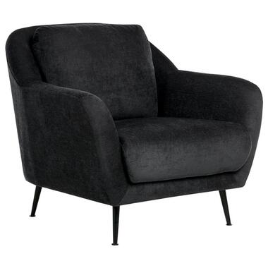 EIBY - Fauteuil - Zwart - Chenille product