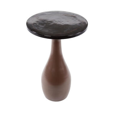 Fraaai - Benny bijzettafel druppel M - koper antiek finish product
