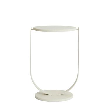Bijzettafel Triana - Wit - Ø45x65.5cm product