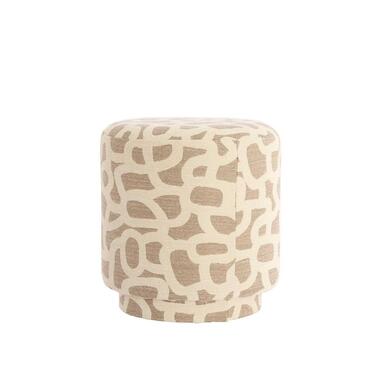 Pouf Davonte - Brun - Ø40x44cm product