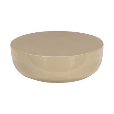 Table Basse Beige Brillant - Ø70x25cm - Kevin product