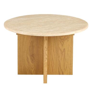 Table basse Marron clair Marbre - Ø60x38cm - Faria product