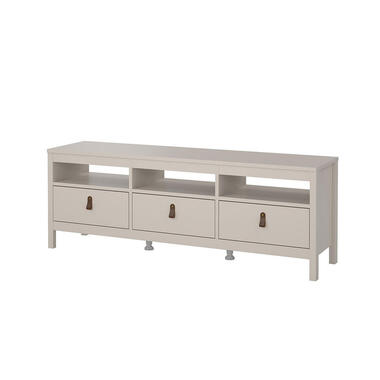Hioshop Madrid TV-meubel 3 lades cashmere product