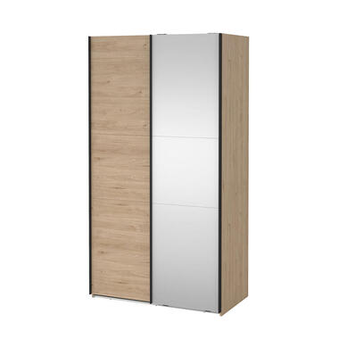Hioshop Como schuifdeurkast 2 deuren 120x220cm eikdecor product