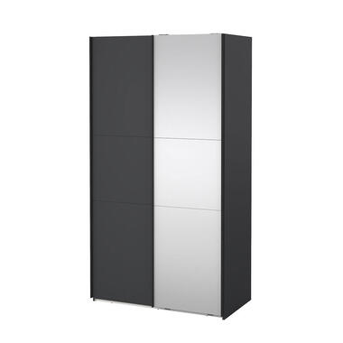 Hioshop Como armoire coulissante 2 portes 120x220cm gris mat product
