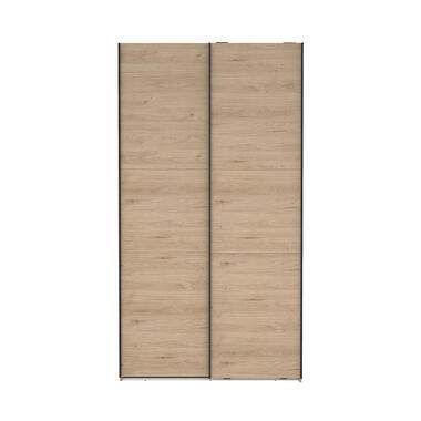 Hioshop Como armoire coulissante 2 portes 120x220cm chêne décor product