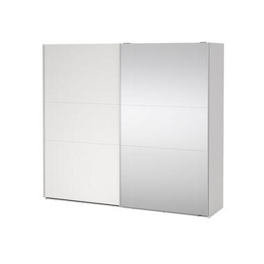Hioshop Como schuifdeurkast 2 deuren 245x220cm wit product