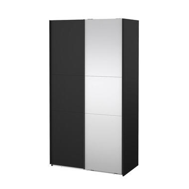 Hioshop Como armoire coulissante 2 portes 120x220cm noir mat product