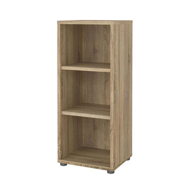 Hioshop Prima wandkast 3 vakken eikenstructuurdecor product
