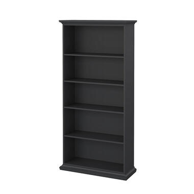 Hioshop Venedig wandkast 5 vakken mat grijs product